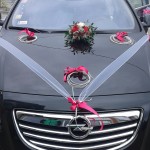 Dekoracje samochodów na ślub 4
