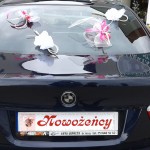 Dekoracje samochodów na ślub 7